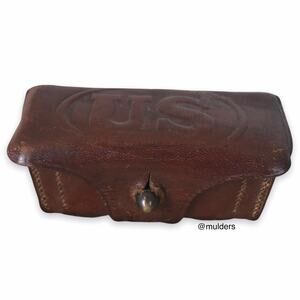 Antique Historic Rock Island Arsenal 1908 Ammo Belt Case